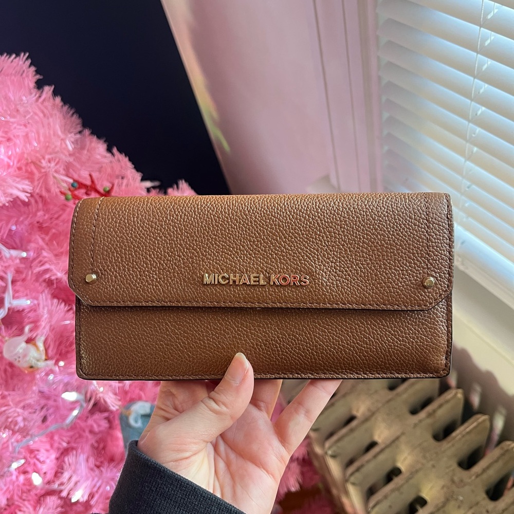 Michael Kors Tan Leather Wallet